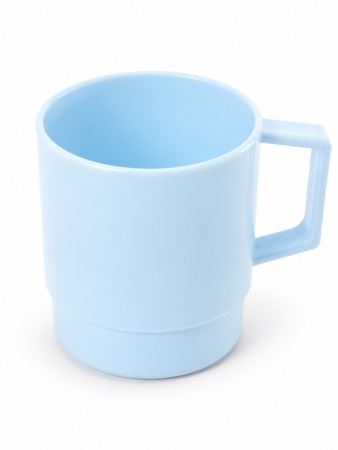 Svetlomodrý stohovateľný polymérový hrnček 10 Oz
